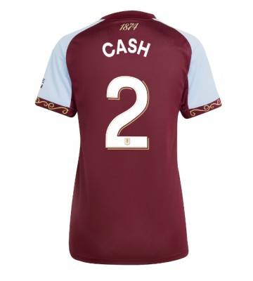 Aston Villa Matty Cash #2 Hjemmebanetrøje Dame 2025-26 Kortærmet